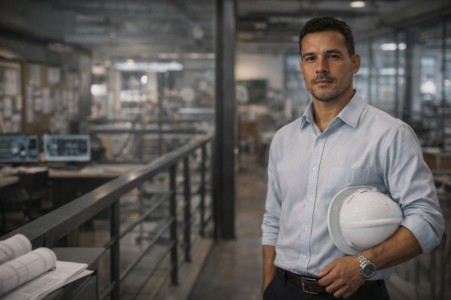 Engenheiro experiente em ambiente corporativo e técnico