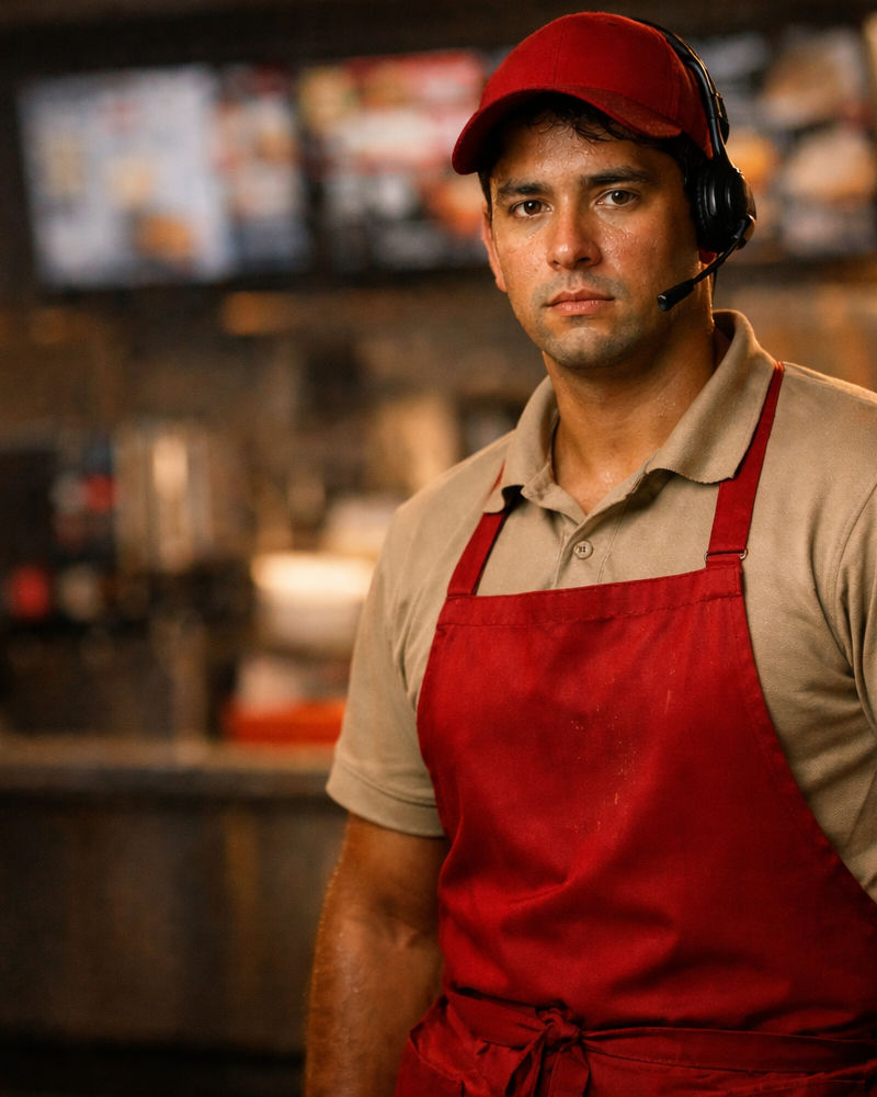Trabalhador de fast food